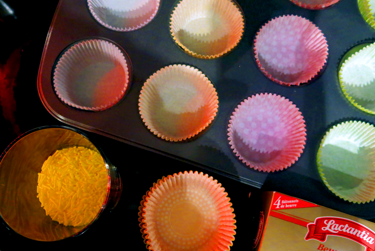 colourful cupcake wrappers