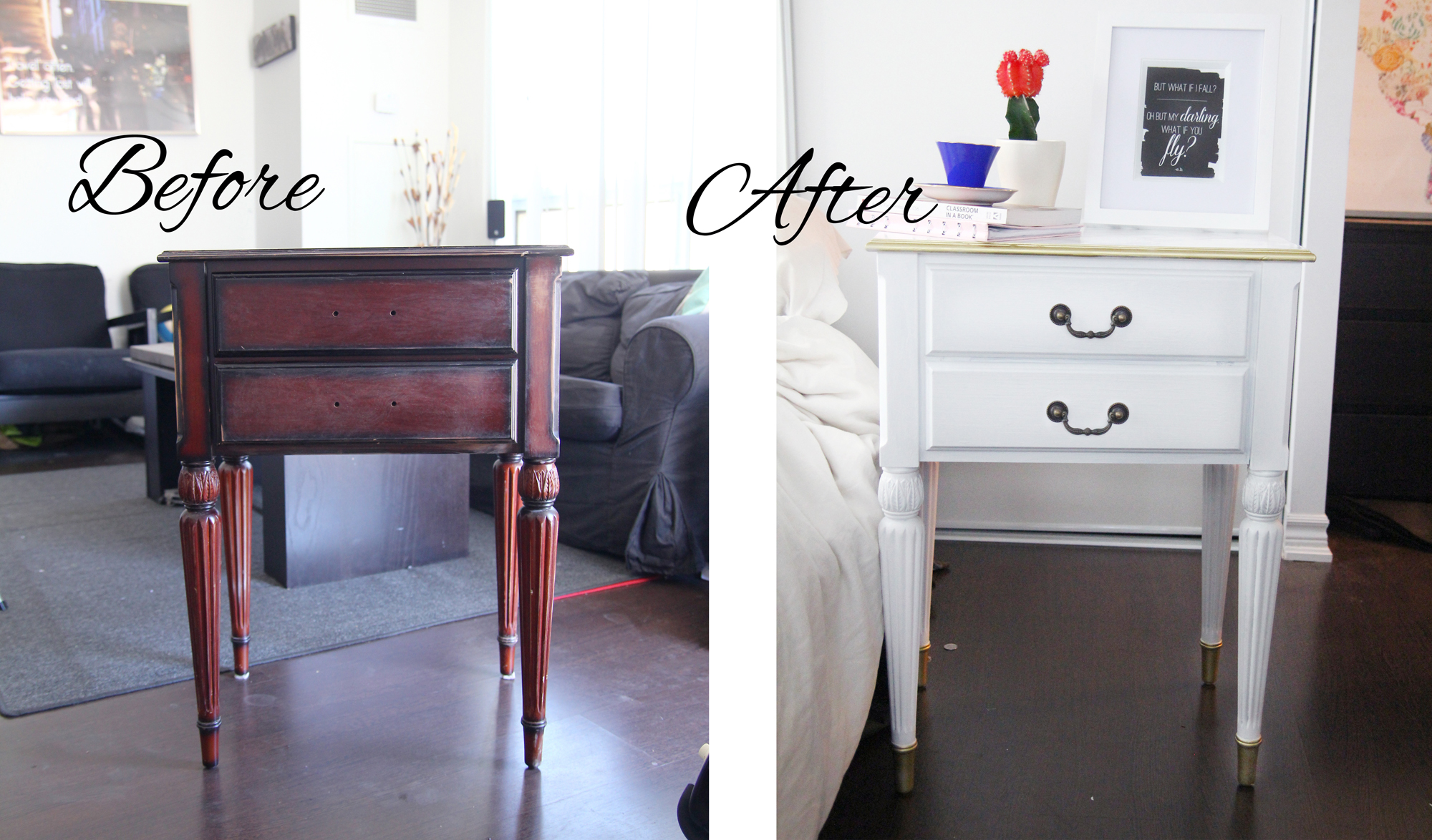 laminate furniture before and after